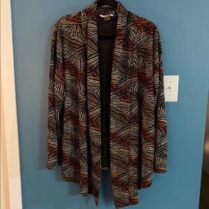 TanJay Multicolor Patterned Cardigan